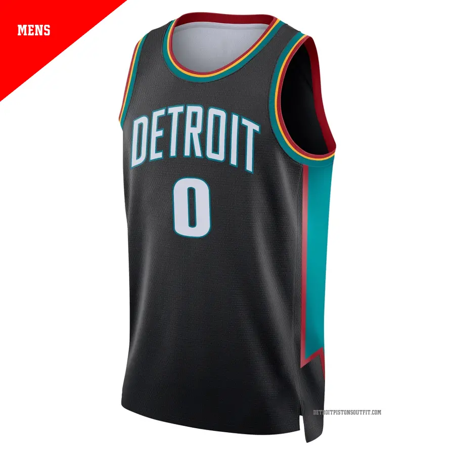 0 Men's Jalen Duren Detroit Pistons 2025/26 Swingman Charcoal City