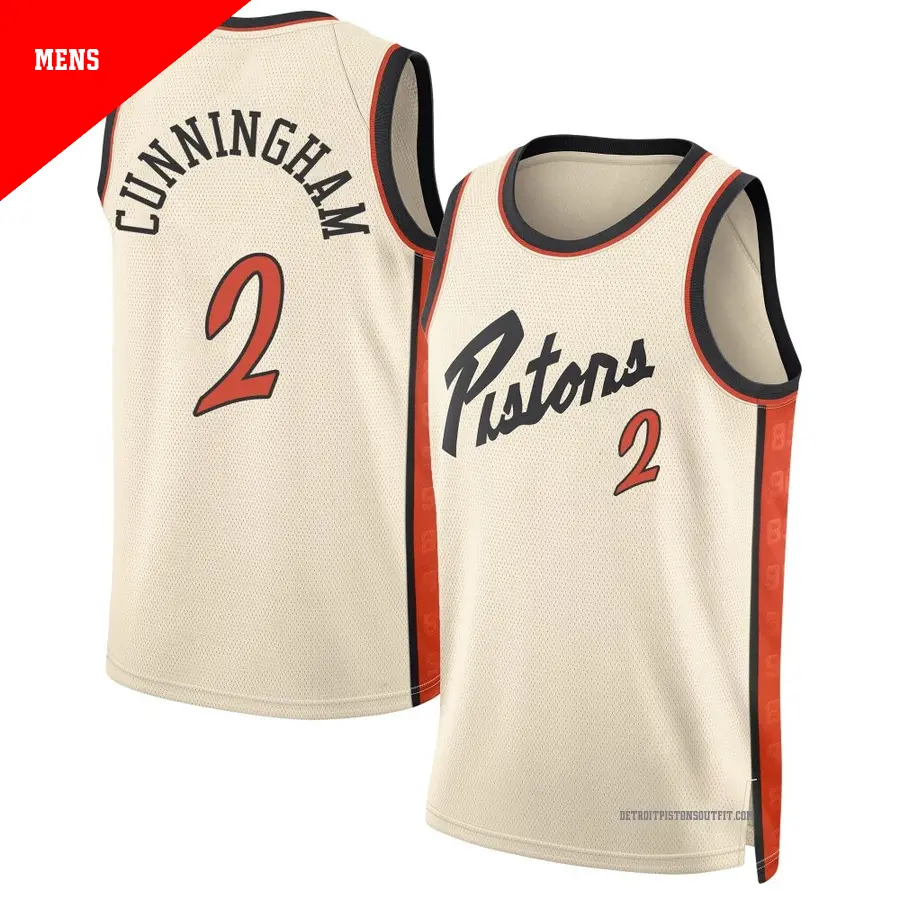 2 Men's Cade Cunningham Detroit Pistons 2022/23 Swingman Green